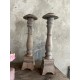 Bougeoirs en bois