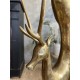 Grande gazelle en laiton