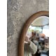 Miroir ovale en bois