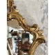Miroir rocaille doré
