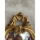 Miroir rocaille doré