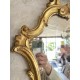 Miroir rocaille doré