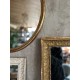 Grand miroir doré