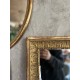 Grand miroir doré