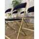 Chaises théâtre pliantes