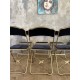Chaises théâtre pliantes
