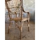 Fauteuil osier enfant