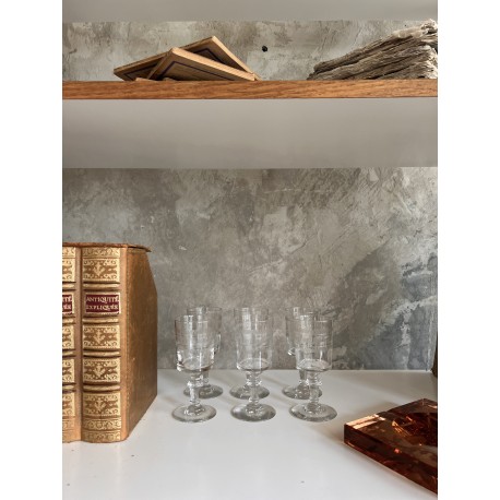 Verres digestif baccarat