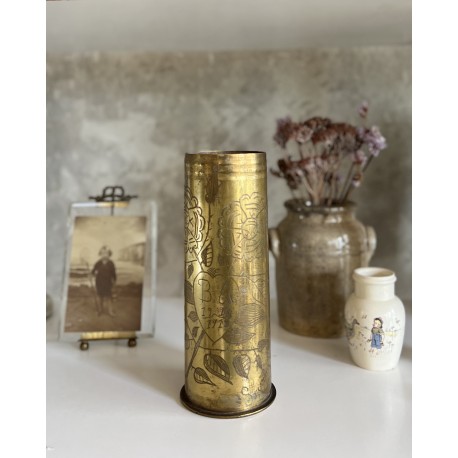 Douille de poilu gravée