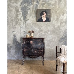 Commode Patinée noir