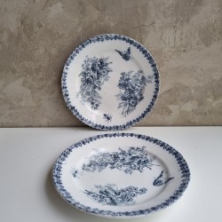 Paire d'assiettes