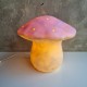 Lampe champignon rose