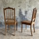 Paire de chaises cannées
