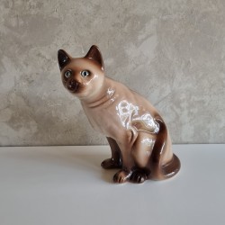 Chat en céramique