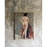 Huile sur toile - nu féminin