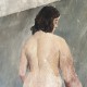 Huile sur toile - nu féminin