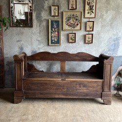 Banc coffre ancien
