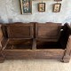 Banc coffre ancien