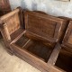 Banc coffre ancien