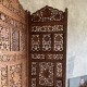 Paravent sculpté en bois