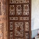 Paravent sculpté en bois