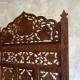 Paravent sculpté en bois