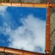 Miroir imitation bambou