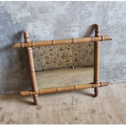 Miroir imitation bambou