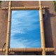 Miroir imitation bambou