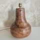Pied de lampe en terre cuite