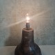 Pied de lampe en terre cuite
