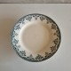 Plat rond sur piedouche