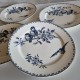 Assiettes plates Sarreguemines et Digoin