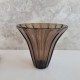 Vase verre fumé