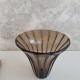 Vase verre fumé