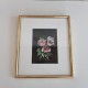 Peinture sous verre roses