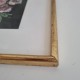 Peinture sous verre roses