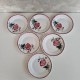 6 assiettes à dessert
