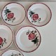 6 assiettes à dessert