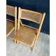 Paire de chaises pliantes