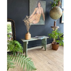 Banc en bois patiné