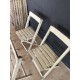 Chaises en bois pliantes