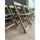 Chaises pliantes en bois