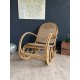 Rocking chair en rotin