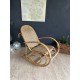 Rocking chair en rotin