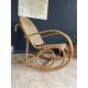 Rocking chair en rotin