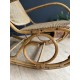 Rocking chair en rotin