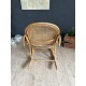 Rocking chair en rotin