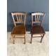 Paire chaises bistrot Luterma