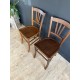 Paire chaises bistrot Luterma